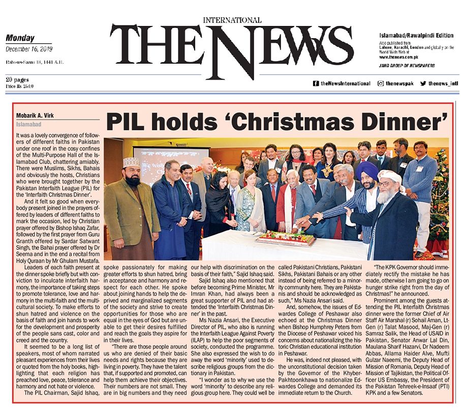 Sajid Ishq- Interfaith-Christmas-Dinner-2019